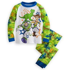 Disney Toy Story 2 PC Long Sleeve Pajama Set NWT